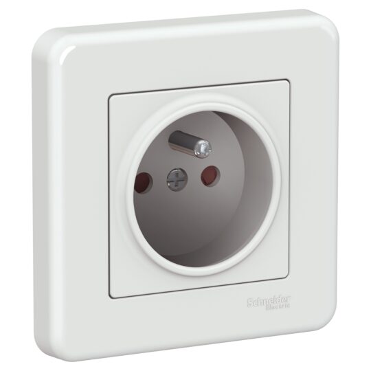 PRISE 2P+T BLANC LNA2800221 SCHNEIDER