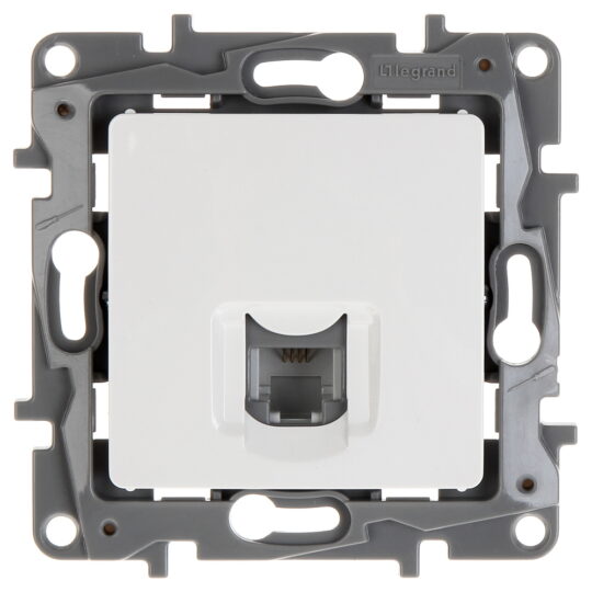 PRISE TELEPHONE RJ11 CATEGORIE 3 - IP20 BLANC NILOE 764569 LEGRAND