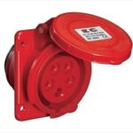 PRISE INDUSTRIELLE ENCASTREE IP44 3P+T+N 16A 380V EC69054 EC