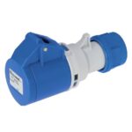 FICHE INDUSTRIELLE FEMELLE IP44 2P+T 16A 230V EC69080 EC