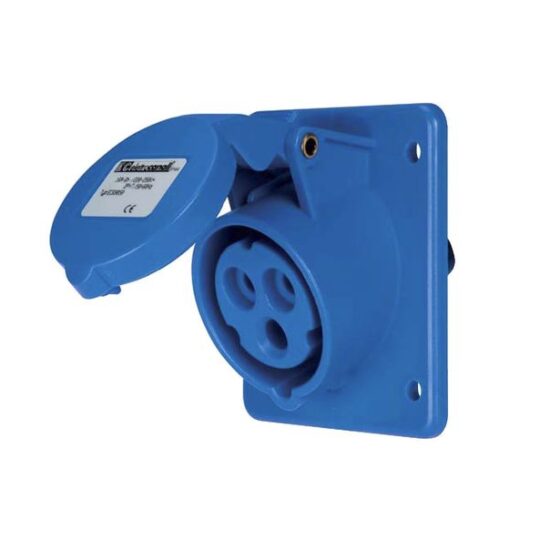 PRISE INDUSTRIELLE ENCASTREE IP44 2P+T 32A 230V EC69252 EC