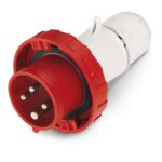 FICHE INDUSTRIELLE MÂLE IP67 3P+T 63A 380V EC69370 EC