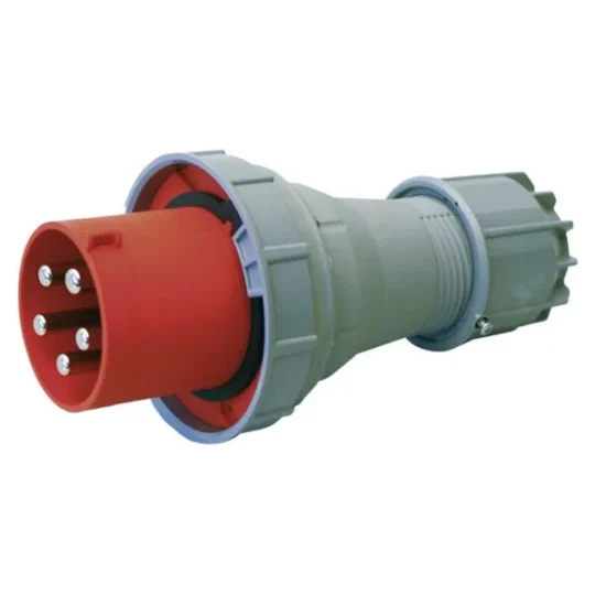 FICHE INDUSTRIELLE MÂLE IP67 3P+T+N 63A 380V EC69371 ELETTROCANALI