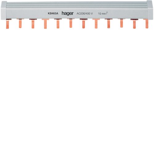 BARRE PONTAGE TÉTRAPOLAIRE 12M KB463A HAGER