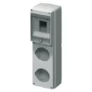 COFFRET VIDE A COMPOSER  POUR 2PRISES IP65 EC69011 ELETTROCANALI