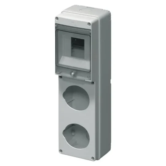 COFFRET VIDE A COMPOSER  POUR 2PRISES IP65 EC69011 ELETTROCANALI