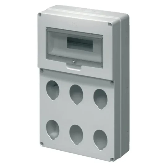 COFFRET VIDE A COMPOSER 6PRISES IP65 EC69015 ELETTROCANALI
