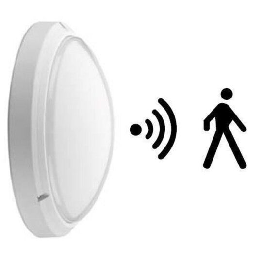 HUBLOT PLAFONNIER AVEC DETECTEUR DE MOUVEMENT 18W 220V IP54 6500K