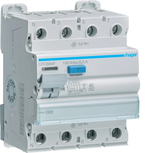 Interrupteur Différentiel Super Immunisé 40A 30mA 2P - Classe A - Protection Fuites Et Surtensions - Pour Tableau Électrique