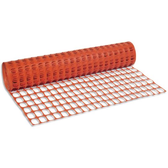 GRILLAGE COUVRE CHANTIER ORANGE LARGEUR 1M LONGEUR 100M