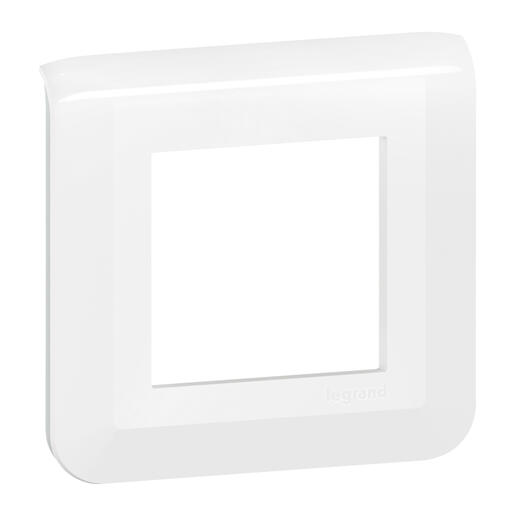 MOSAIC PLAQUE DE FINITION 2 MODULES BLANC 277802L LEGRAND
