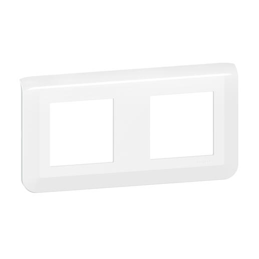 PLAQUE DE FINITION MOSAIC POUR 2X2 MODULES HORIZONTALE BLANC 078804 LEGRAND