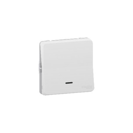 BOUTON POUSSOIR LUMINEUX LED - COMPOSABLE - IP55 - IK08 - BLANC MUREVA STYL MUR39127 SCHNEIDER