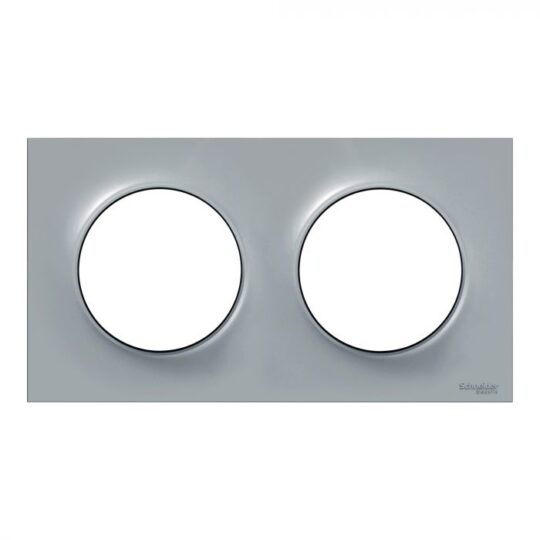 CADRE 2 POSTES GRIS S520704A1 ODACE SCHNEIDER
