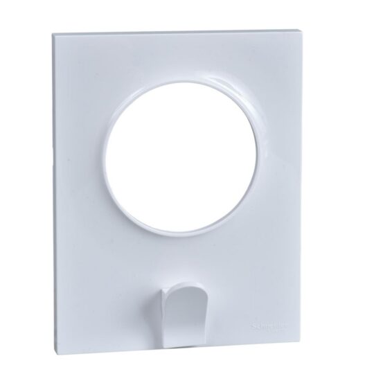 CADRE BLANC AVEC CROCHET MULTI-USAGE 1 POSTE ODACE S520722 SCHNEIDER