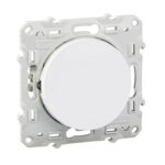 POUSSOIR BLANC, 10 A, A GRIFFES S525206 ODACE SCHNEIDER