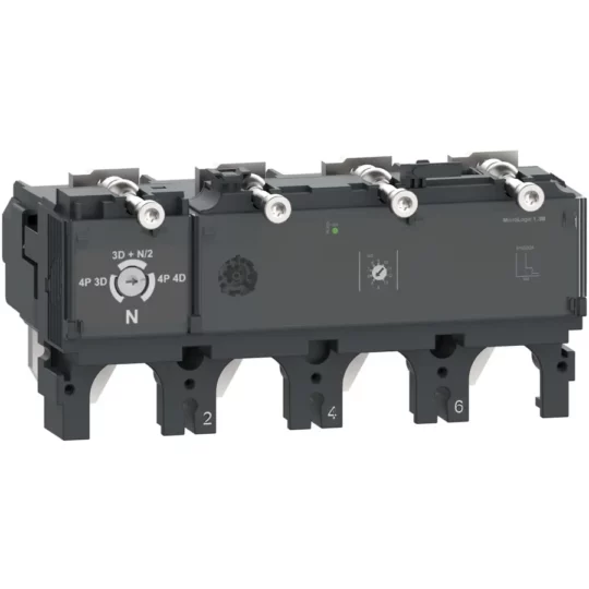 UNITÉ DE CONTRÔLE 4P4D 630A MICROLOGIC 2.3 POUR COMPACT NSX630N/H/S/L C6342D630 SCHNEIDER