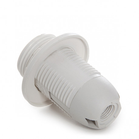 DOUILLE ABAT JOUR E14-250V-2A-BLANCHE ECK52010