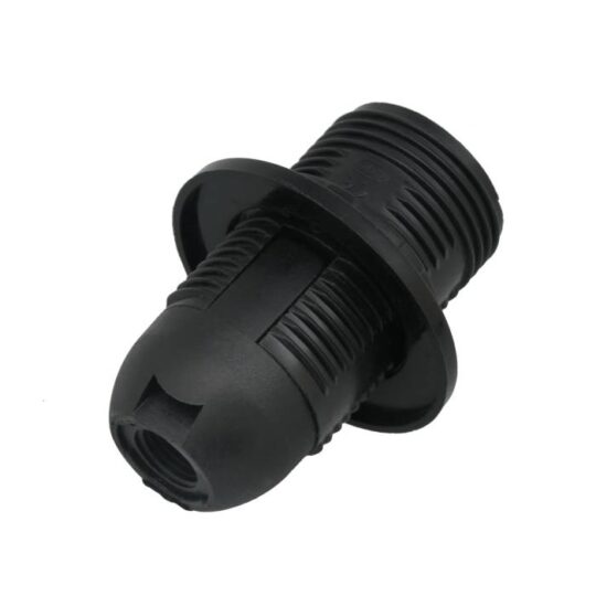 DOUILLE ABAT JOUR E14-250V-2A-NOIRE ECK52011