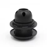 DOUILLE ABAT JOUR E27-250V-4A-NOIRE ECK52016