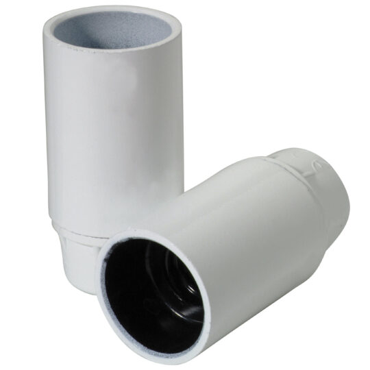 DOUILLE E14-250V-2A-BLANCE ECK52001