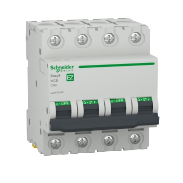DISJONCTEUR 4,5kA 4P 40A (C) EZ9F32440 SCHNEIDER