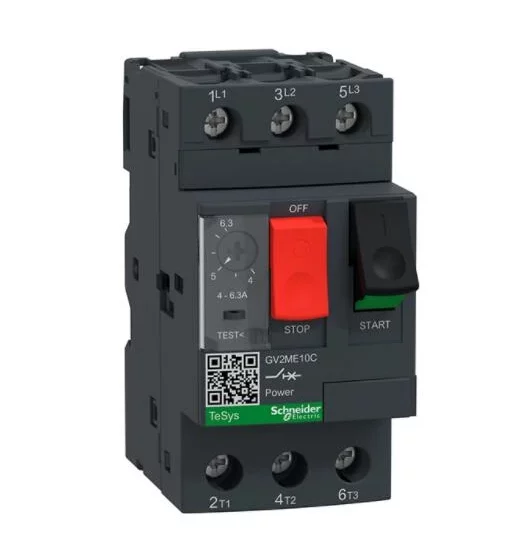 DISJONCTEUR MOTEUR 4-6,3A GV2ME10 SCHNEIDER