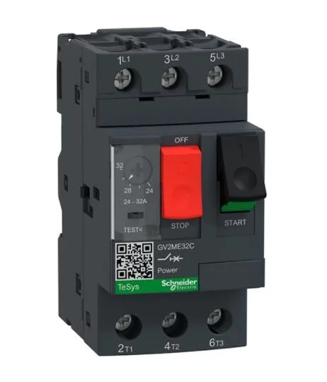 DISJONCTEUR MOTEUR GV2/ 24-32A 3P TeSys TM GV2ME32 SCHNEIDER