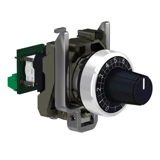 POTENTIOMÈTRE APPAREIL COMPLET AVEC RÉSISTANCE DE 10KOhms XB4BD912R10K SCHNEIDER
