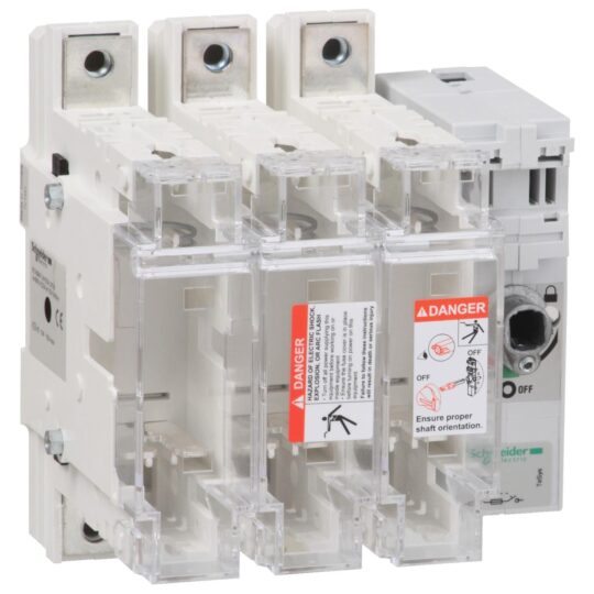 INTERRUPTEUR SECTIONNEUR FUSIBLE 3X160A DIN 0 GS2L3 SCHNEIDER