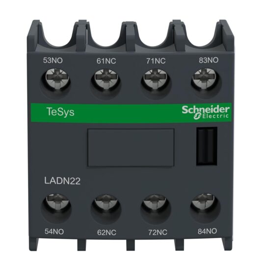 BLOC CONTACTS AUXILIAIRES 2F+2O FRONTAL LADN22 SCHNEIDER