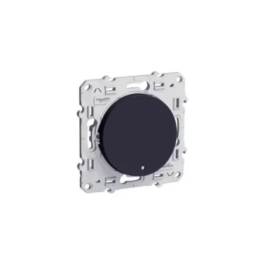 POUSSOIR LUMINEUX ANTHRACITE 10A LED BLEU 0,15mA ODACE S540276 SCHNEIDER