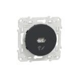PRISE USB ANTHRACITE 5V ODACE S540408 SCHNEIDER