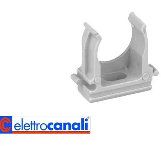 CLIPS FIXE-TUBE D25mm 100PCS ECCF25 ELETTROCANALI