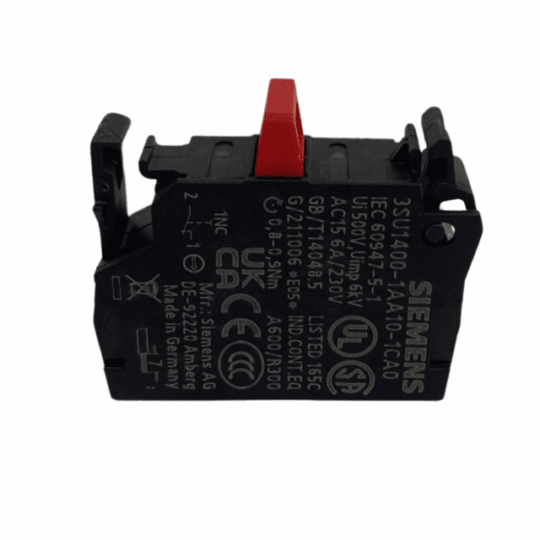 BLOC DE CONTACT 1NF POUR BOUTON ET VOYANTS 3SU1400-1AA10-1CA0 SIEMENS