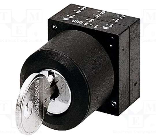 COMMUTATEUR A CLÉ SB30 2 POSITION 1-0/1+0 ROND 3SB3000-4AD11 SIEMENS