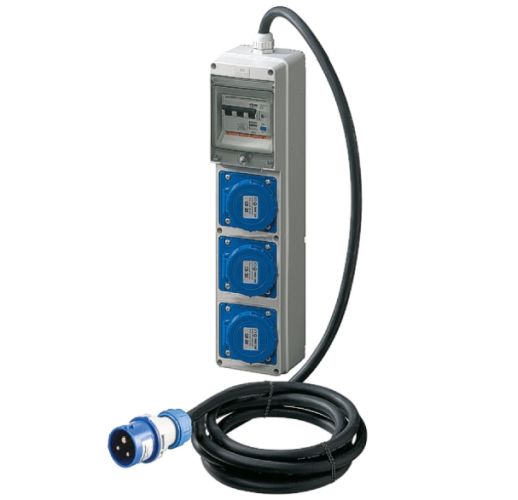 COFFRET 3X2P+T 16A AVEC RALLONGE EC6902213 ELETTROCANALI