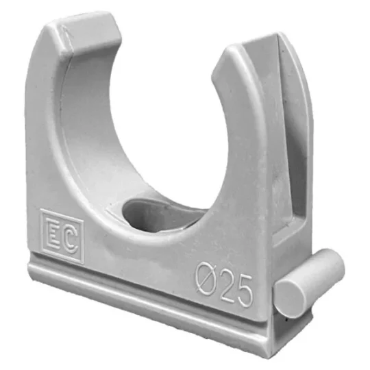 CLIPS FIXE-TUBE D25mm 10PCS ECCF25W10 ELETTROCANALI