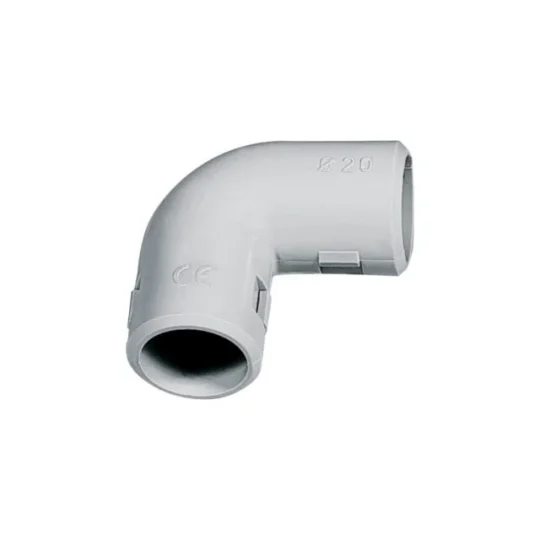 COUDE 90° CLIPSABLE D20 ECCI20 ELETTROCANALI