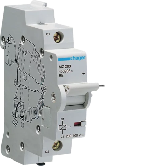 BOBINE A ÉMISSION 230-415VAC 110-130VDC MZ203 HAGER