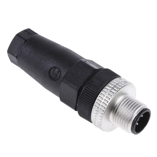 CONNECTEUR NU MÂLE DROIT M12 4 BROCHES PG 7 XZCC12MDM40B SCHNEIDER