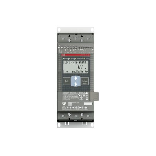 DEMARREUR PROGRESSIF + MICRO-PROCESSEUR 3P-72A-37kW-400V Réf: ABB-PSE72-600-70