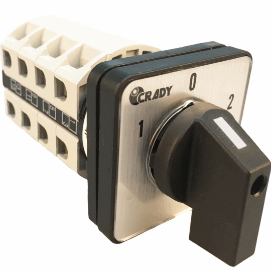 COMMUTATEURS A CAMES 3 POSITIONS 3 POLES 25A 400V CS01-25-3 0189016 TEMPER