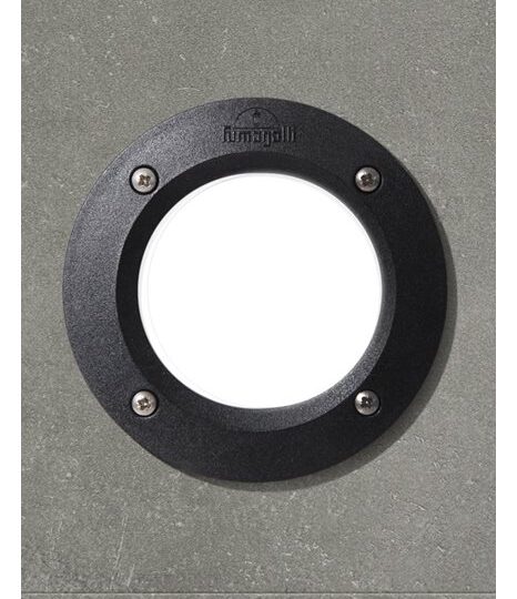 SPOT ENCASTRE IP66 1 X GX53 3W 3K LED LETI 100 ROUND NOIR OPAL AVEC AMPOULE 2C1.000.000.AYG1R FUMAGALLI