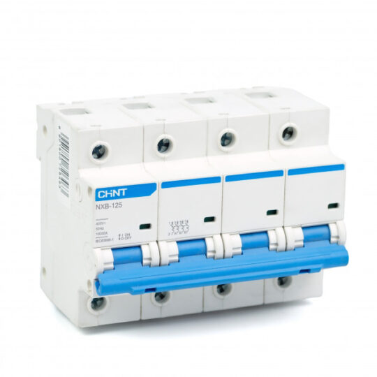 DISJONCTEUR 10kA 4P C-125A 6M SÉRIE NXB-125 816151 CHINT