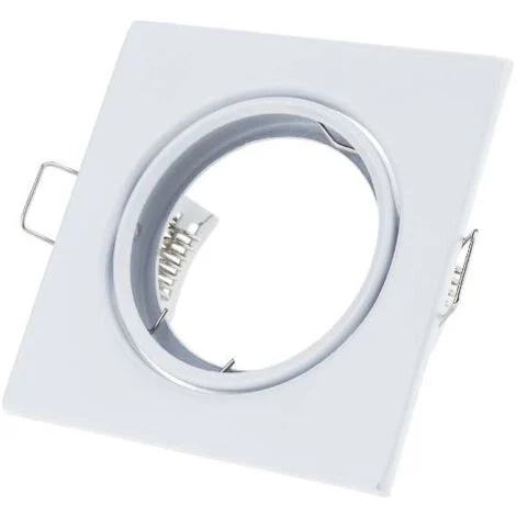 SPOT ENC CARRE BLANC ANTI EBLOUISSEMENT DIAM 75mm TD-P11 8768066 TEMPER