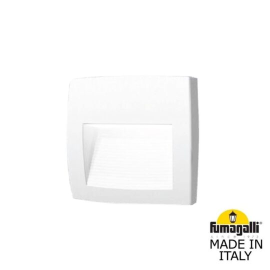 SPOT ENCASTRE IP66 1 X R7S 8,5W 4K LED LORENZA 190 BLANC AVEC AMPOULE AS2.000.000.WXK1L FUMAGALLI