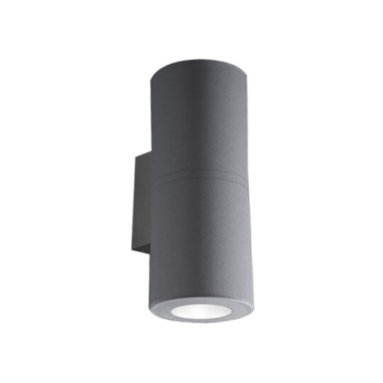 SPOT APPARENT IP55 1 X GU10 2 X 7W CCT SET LED FRANCA 90 2L WALL GRIS SATIN 3A7.003.000.LXU2K FUMAGALLI