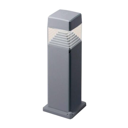 LAMPADAIRE IP55 1 X GX53 7W 4000K LED ESTER 500 GRIS AVEC AMPOULE DS1.563.000.LXC1L FUMAGALLI