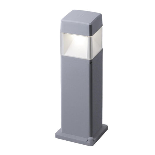 LAMPADAIRE IP55 1 X GX53 7W 4K LED ELISA 500 GRIS AVEC AMPOULE DS2.563.000.LXC1L FUMAGALLI